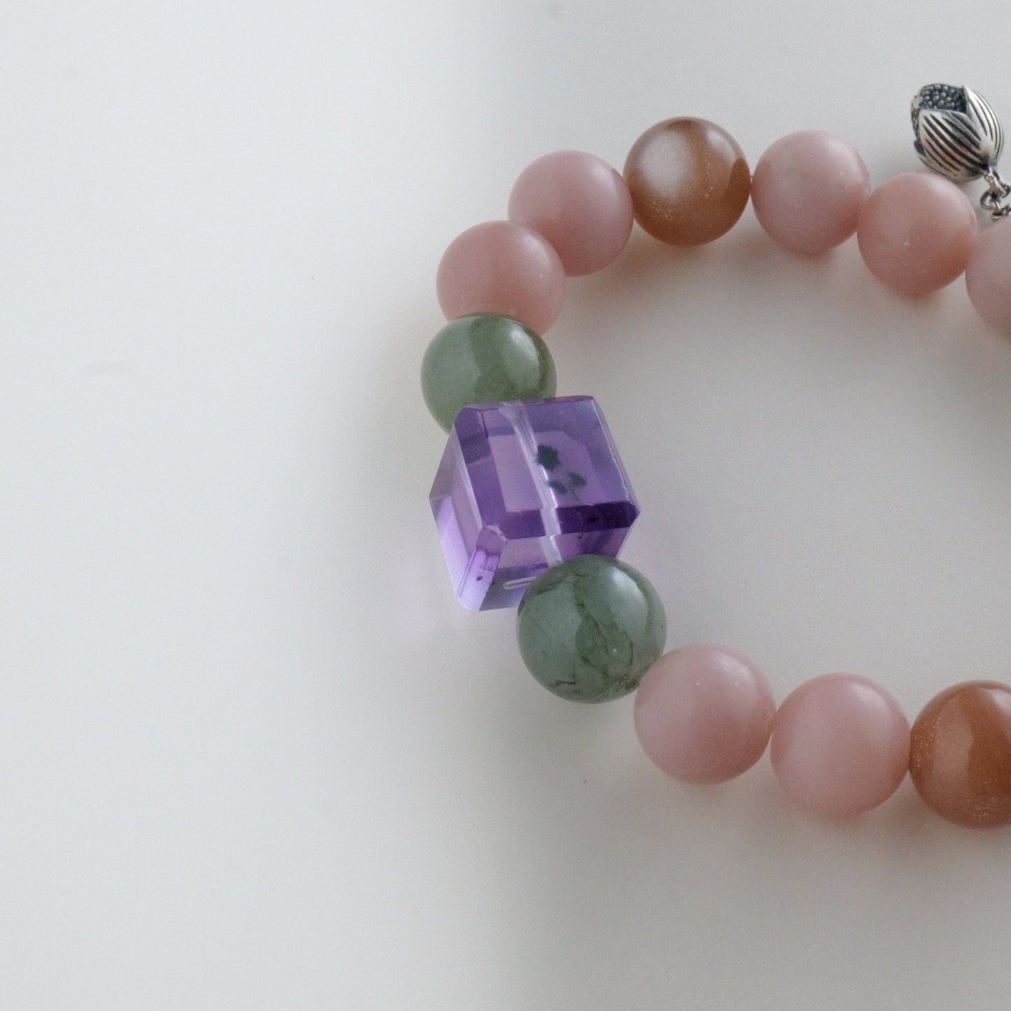 Lotus Abyss - Amethyst with Hollandite