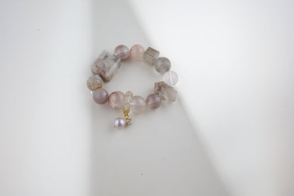 Pink Rutilated Quartz - The Pink Marble