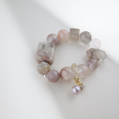 Pink Rutilated Quartz - The Pink Marble