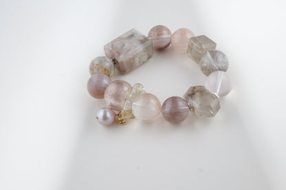 Pink Rutilated Quartz - The Pink Marble