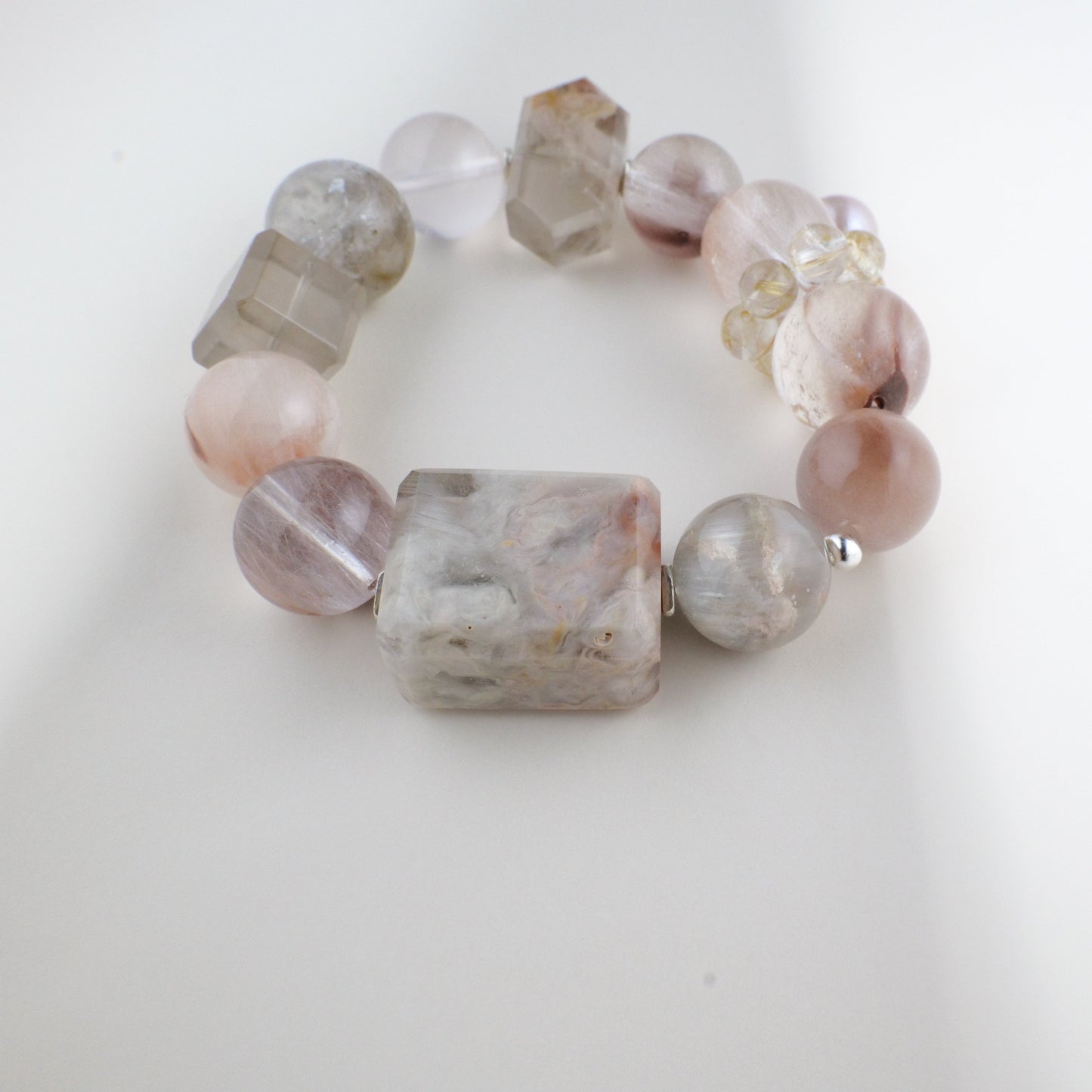 Pink Rutilated Quartz - The Pink Marble