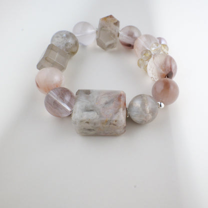 Pink Rutilated Quartz - The Pink Marble