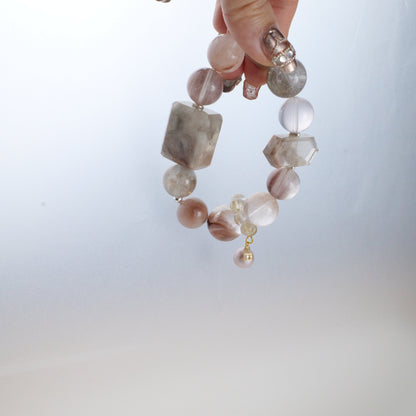 Pink Rutilated Quartz - The Pink Marble