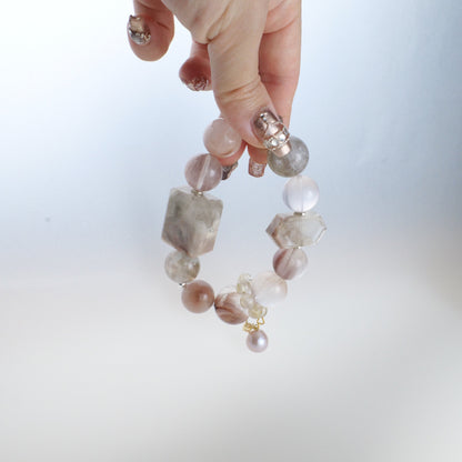 Pink Rutilated Quartz - The Pink Marble