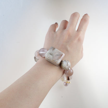 Pink Rutilated Quartz - The Pink Marble