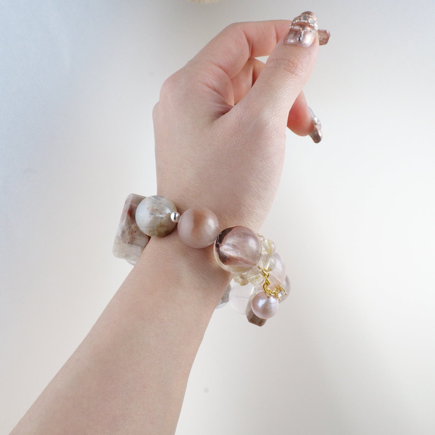 Pink Rutilated Quartz - The Pink Marble