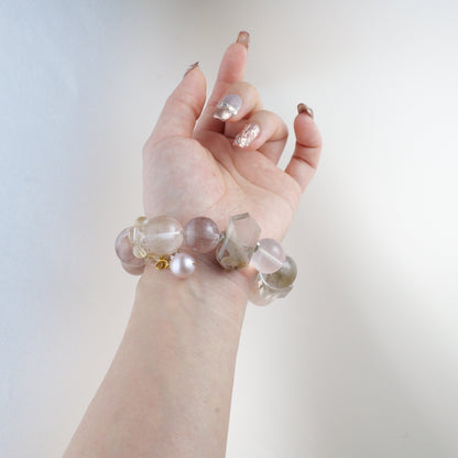 Pink Rutilated Quartz - The Pink Marble
