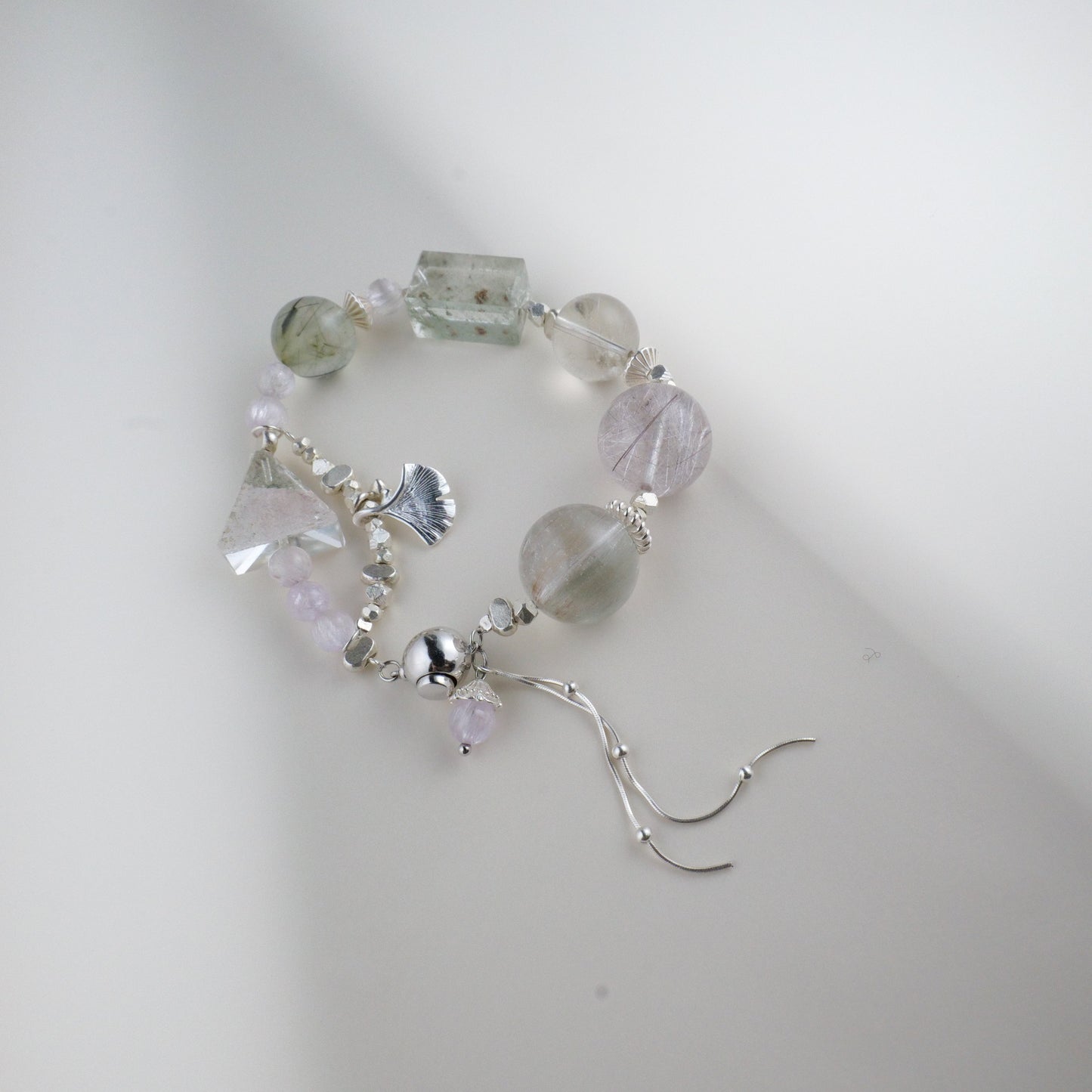 Fairy Purple and Moss Green - Dewy Summer