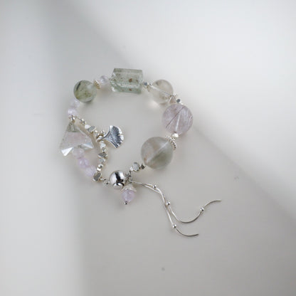 Fairy Purple and Moss Green - Dewy Summer