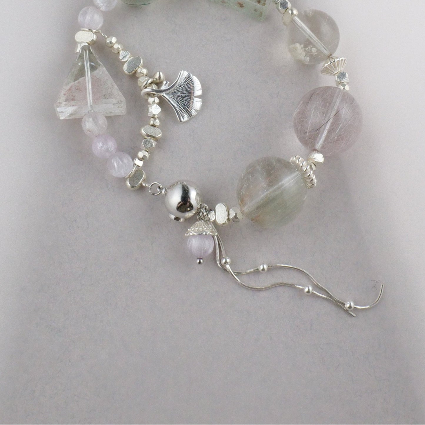 Fairy Purple and Moss Green - Dewy Summer