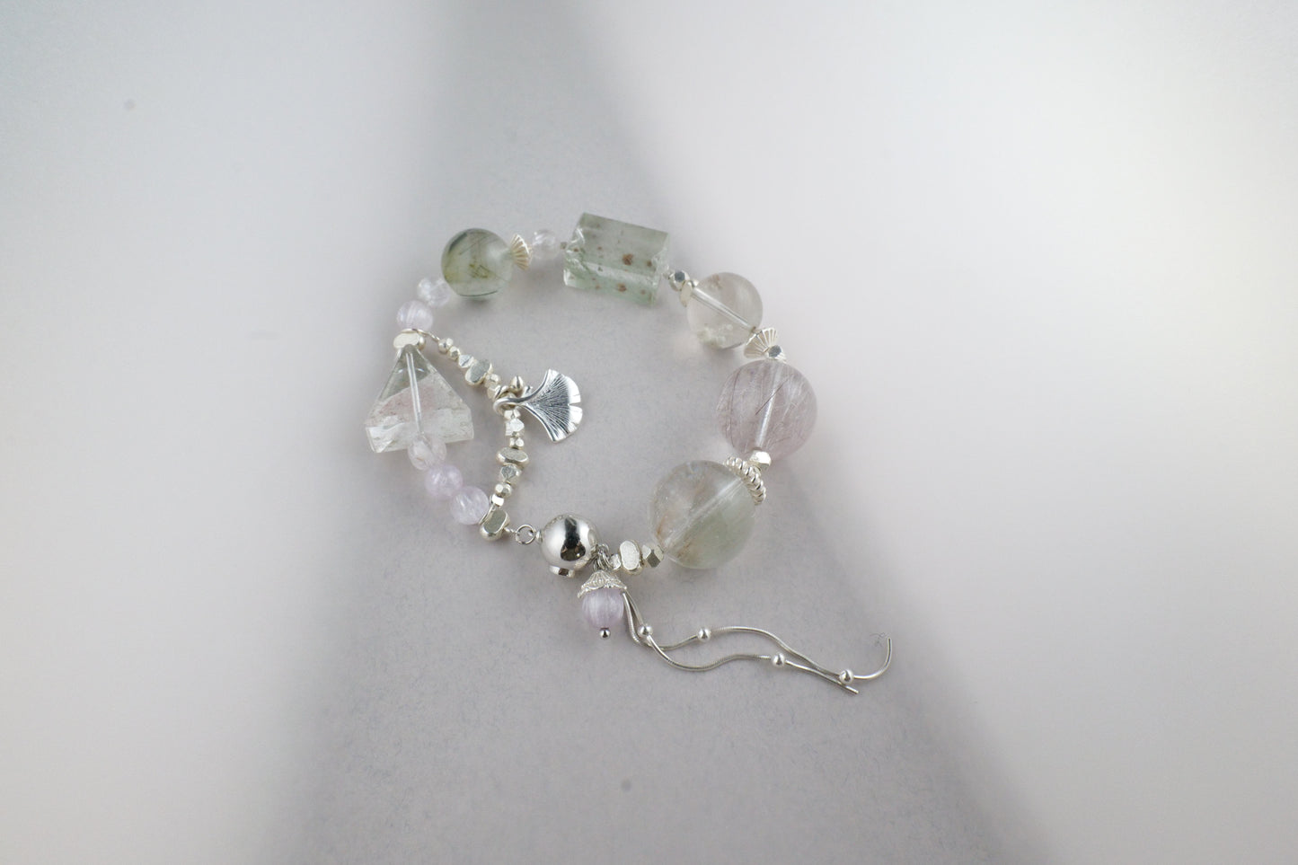 Fairy Purple and Moss Green - Dewy Summer