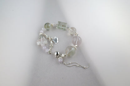 Fairy Purple and Moss Green - Dewy Summer