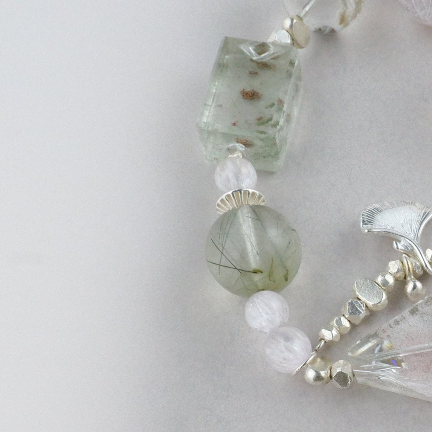 Fairy Purple and Moss Green - Dewy Summer