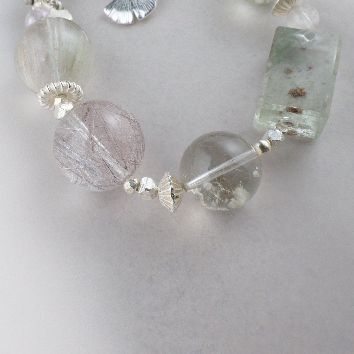 Fairy Purple and Moss Green - Dewy Summer