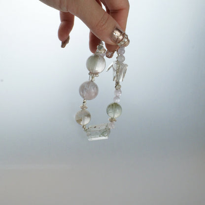 Fairy Purple and Moss Green - Dewy Summer