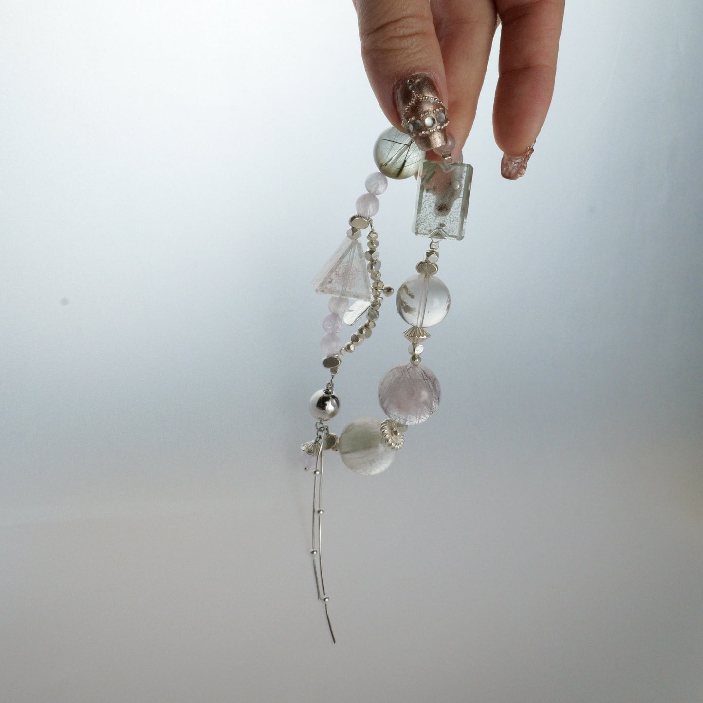 Fairy Purple and Moss Green - Dewy Summer