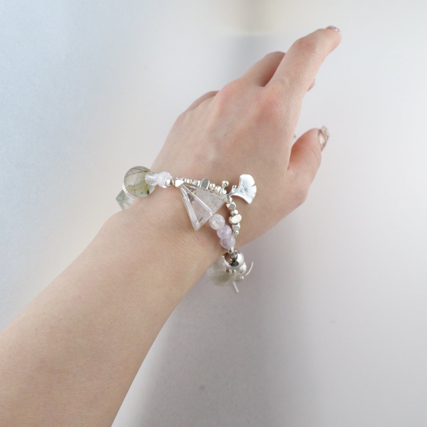 Fairy Purple and Moss Green - Dewy Summer