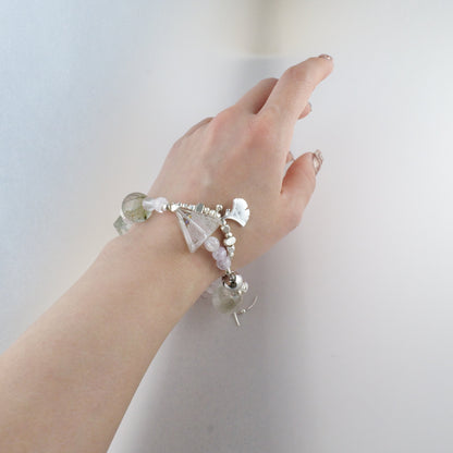 Fairy Purple and Moss Green - Dewy Summer