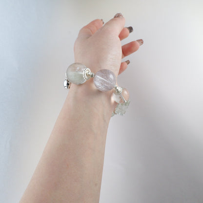 Fairy Purple and Moss Green - Dewy Summer