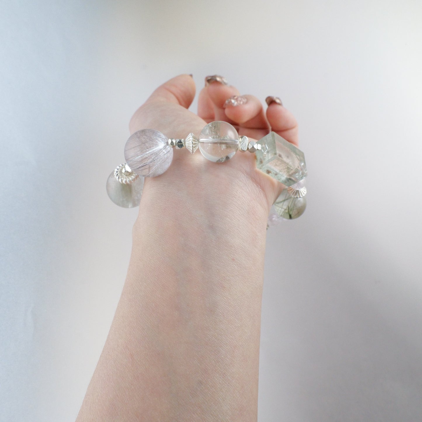 Fairy Purple and Moss Green - Dewy Summer