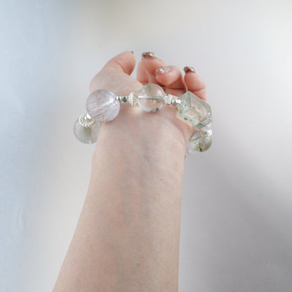 Fairy Purple and Moss Green - Dewy Summer