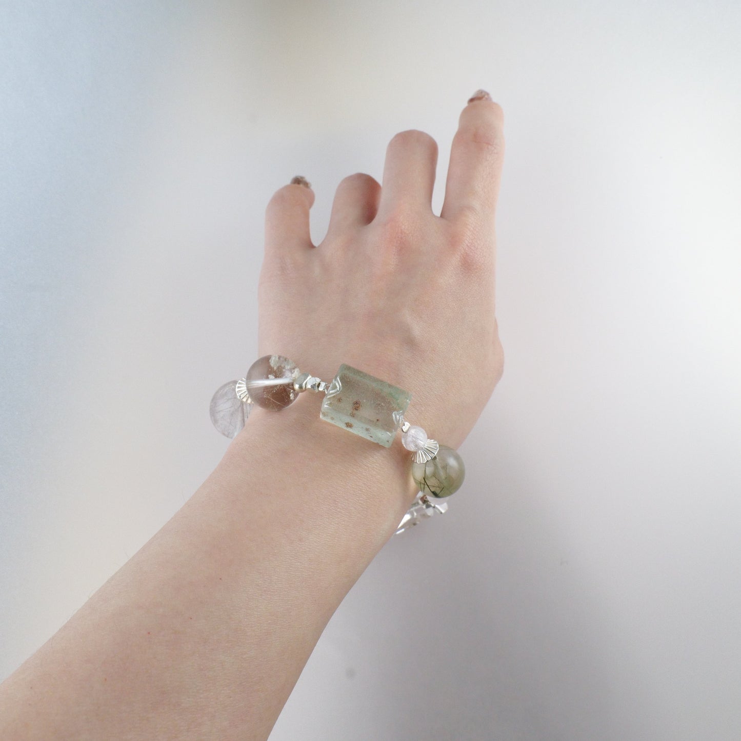 Fairy Purple and Moss Green - Dewy Summer