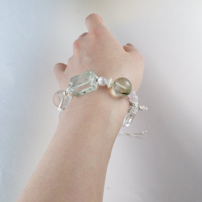 Fairy Purple and Moss Green - Dewy Summer