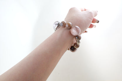Purple Rutilated Quartz Bracelet