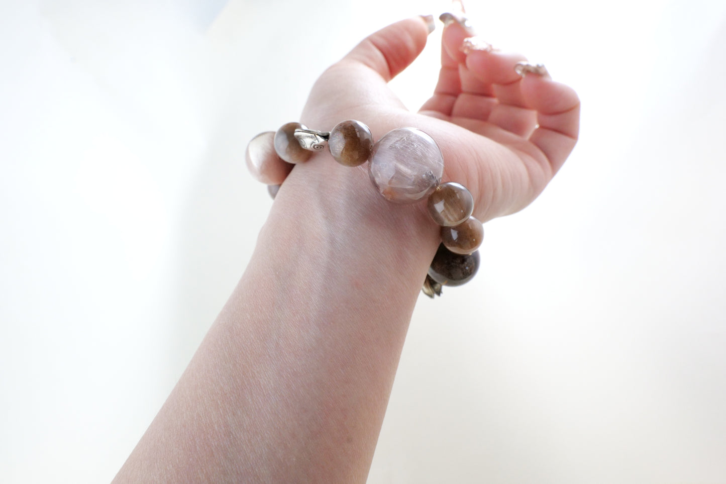 Purple Rutilated Quartz Bracelet