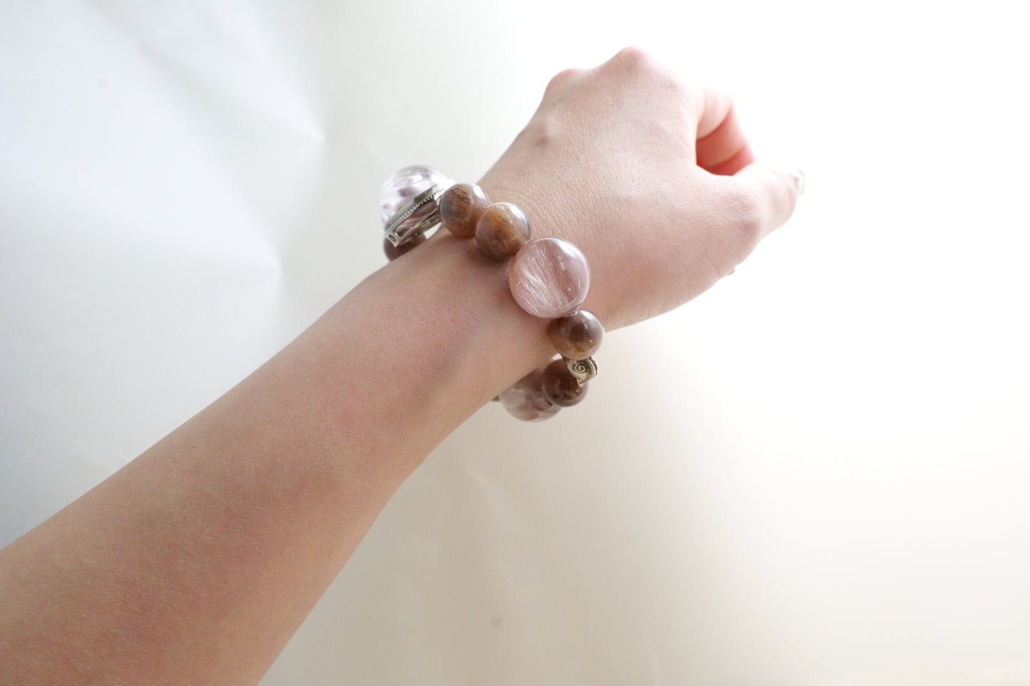 Purple Rutilated Quartz Bracelet