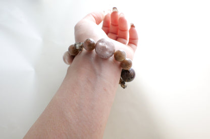 Purple Rutilated Quartz Bracelet